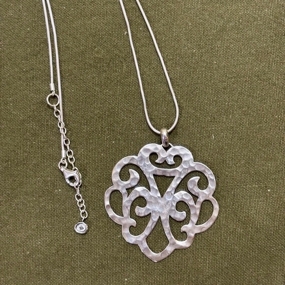 Silpada "Eden Pendant" Swirl 18" with 2" Extender Necklace (N3241) 925 - Picture 3 of 5